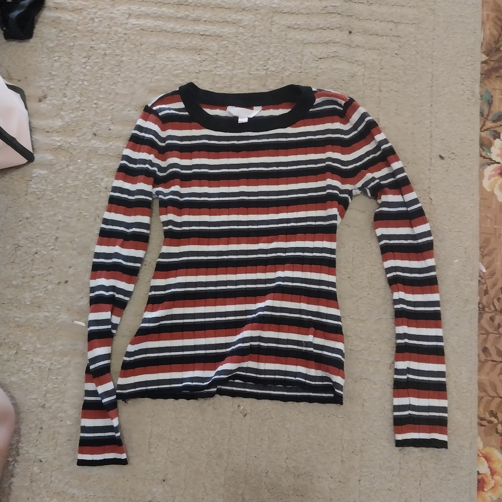 Striped Long-Sleeved T-Shirt